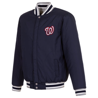 Washington Nationals Reversible Fleece Jacket