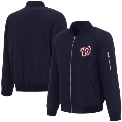 Washington Nationals Nylon Bomber Jacket