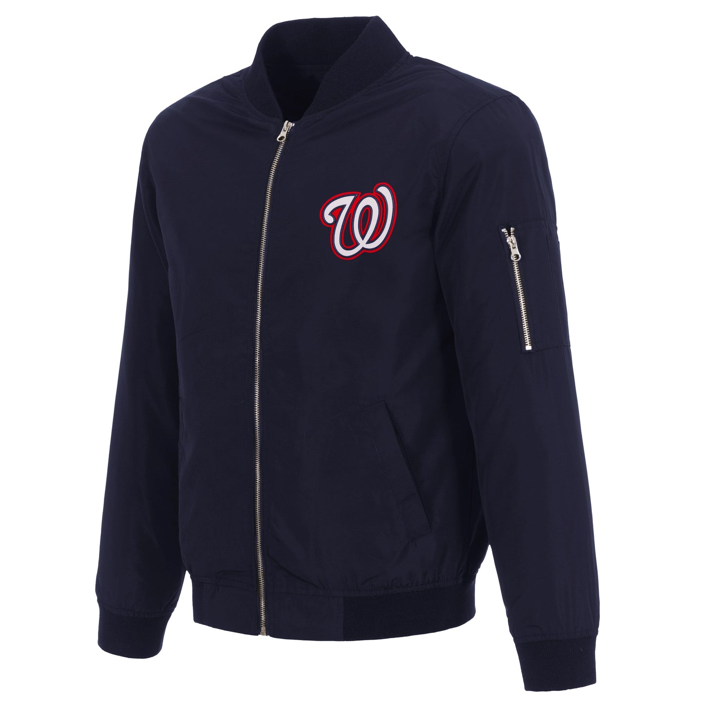 Washington Nationals Nylon Bomber Jacket