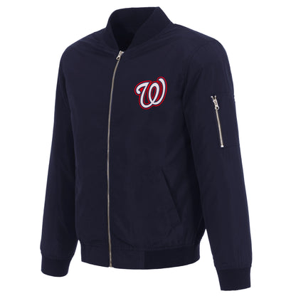 Washington Nationals Nylon Bomber Jacket