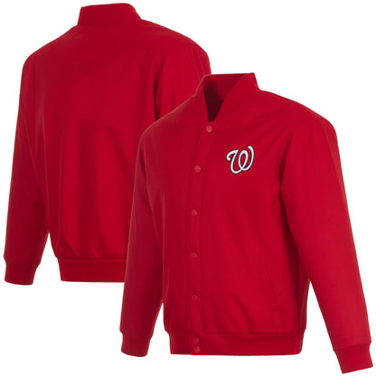 Washington Nationals Poly-Twill Jacket