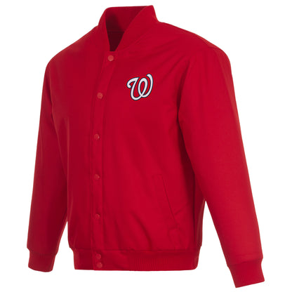Washington Nationals Poly-Twill Jacket