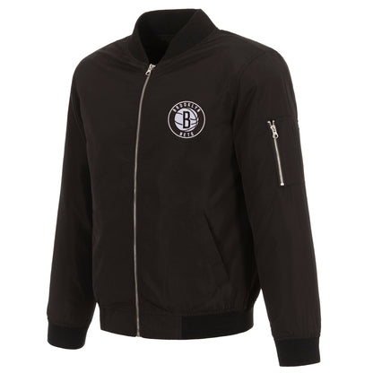 Brooklyn Nets Nylon Bomber Jacket