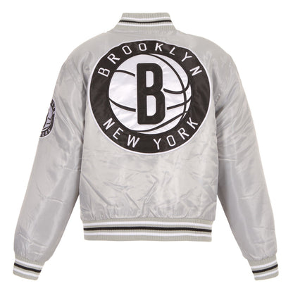 Brooklyn Nets Kid's Matte Satin Jacket