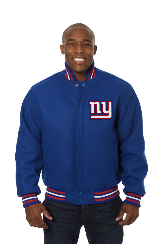 New York Giants Embroidered Wool Jacket