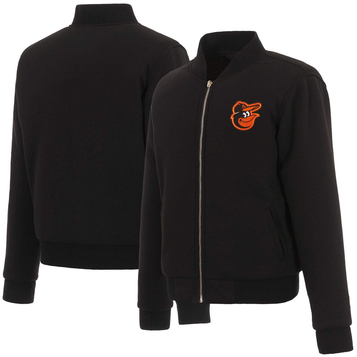 Baltimore Orioles Ladies Reversible Fleece Jacket