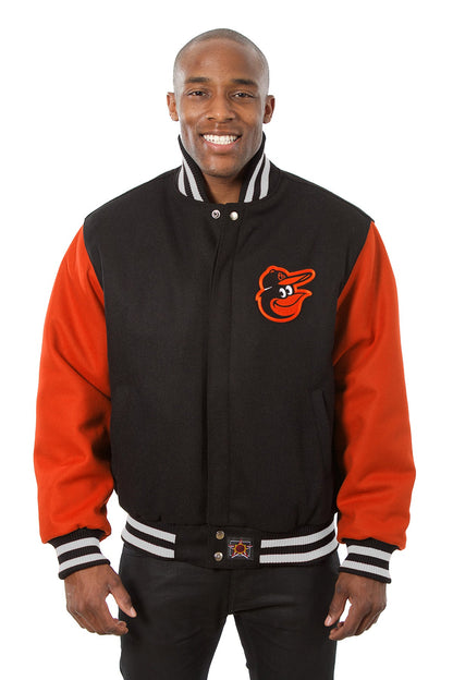 Baltimore Orioles Embroidered Wool Jacket