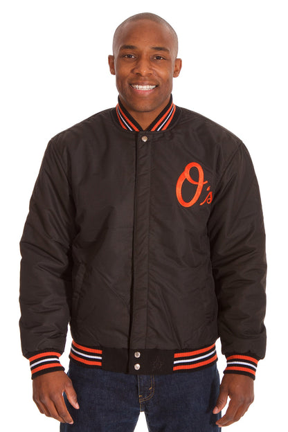Baltimore Orioles Two-Tone Reversible Wool Jacket