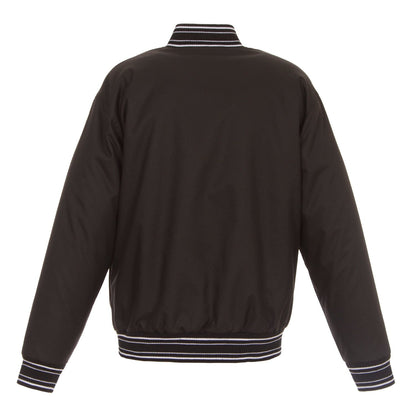 Poly-Twill Jacket in Black
