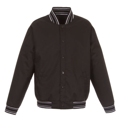 Poly-Twill Jacket in Black