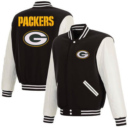 Green Bay Packers Reversible Varsity Jacket