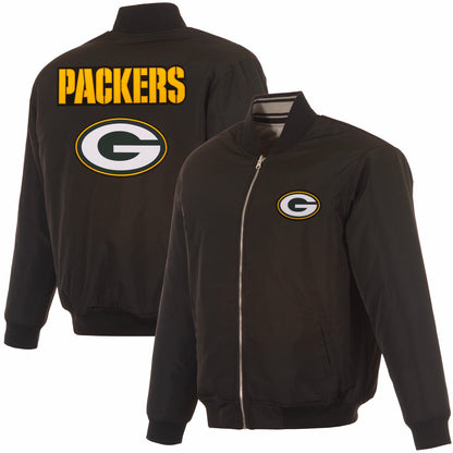 Green Bay Packers Reversible Flight Jacket