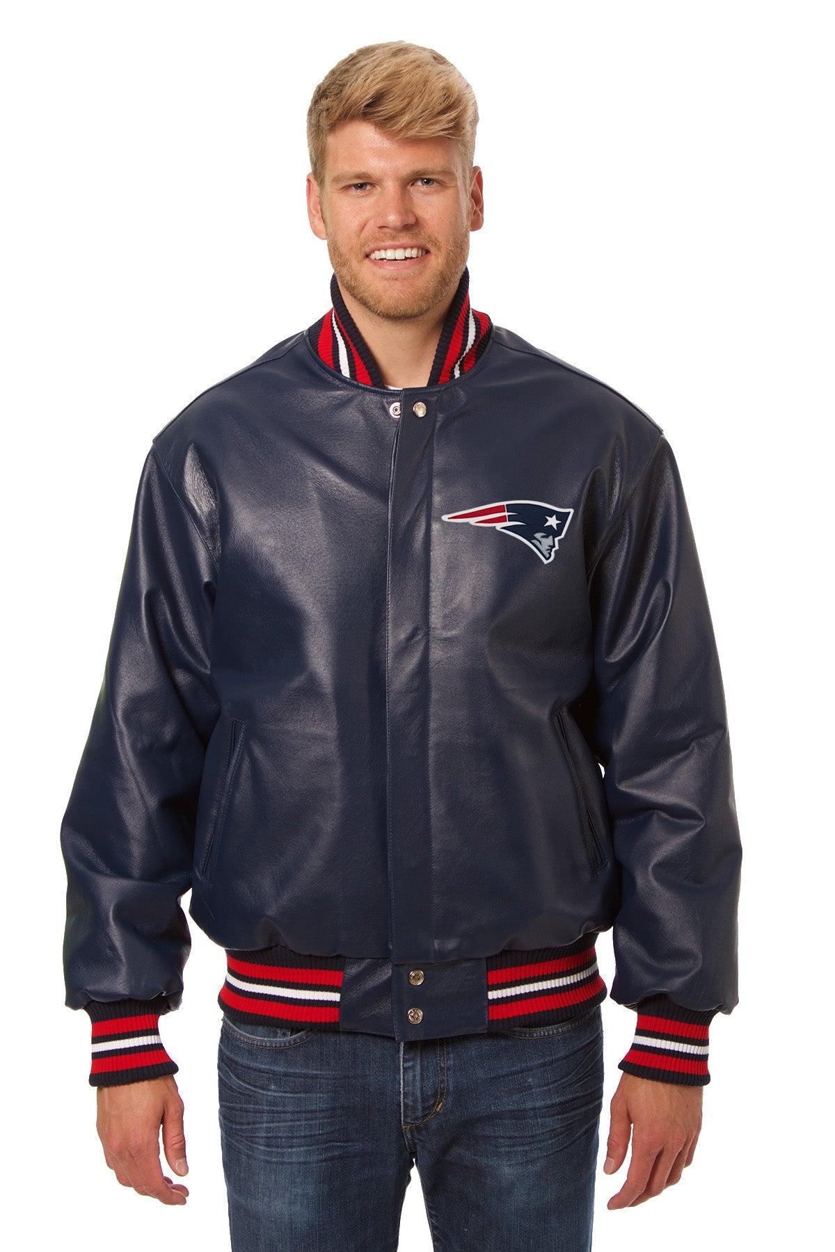 New England Patriots Full Leather Jacket