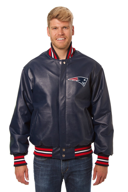 New England Patriots Full Leather Jacket