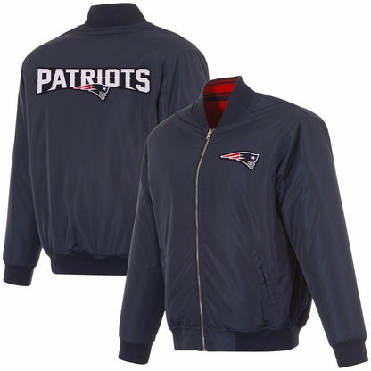 New England Patriots Reversible Flight Jacket