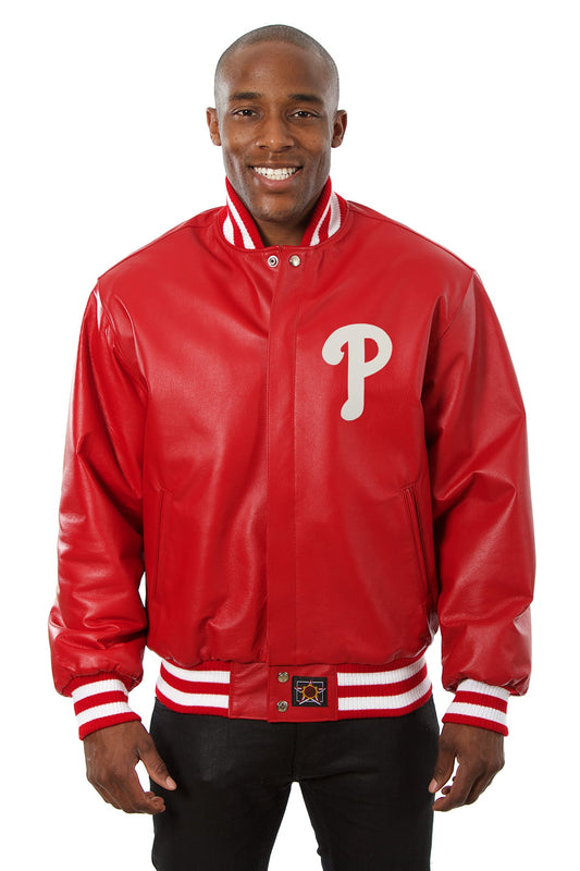 Philadelphia Phillies Full Leather Jacket