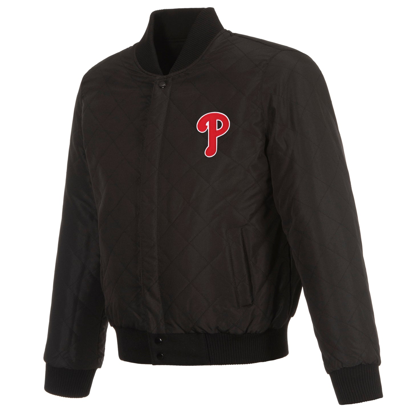 Philadelphia Phillies Reversible Wool and Leather Jacket