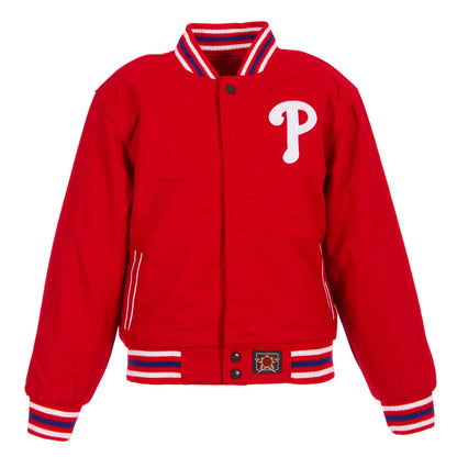 Philadelphia Phillies Kid's Reversible All Wool Jacket