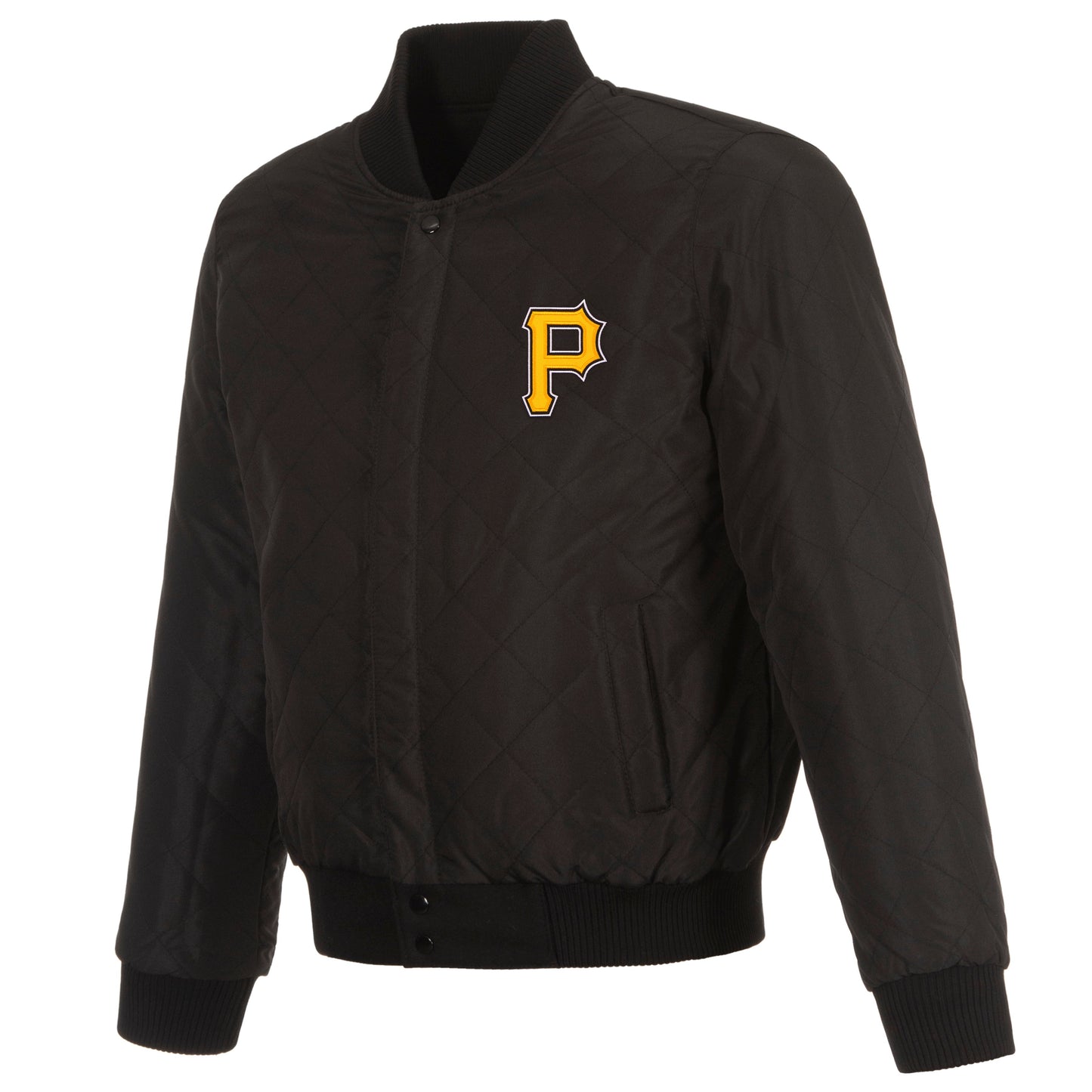 Pittsburgh Pirates Reversible Wool and Leather Jacket
