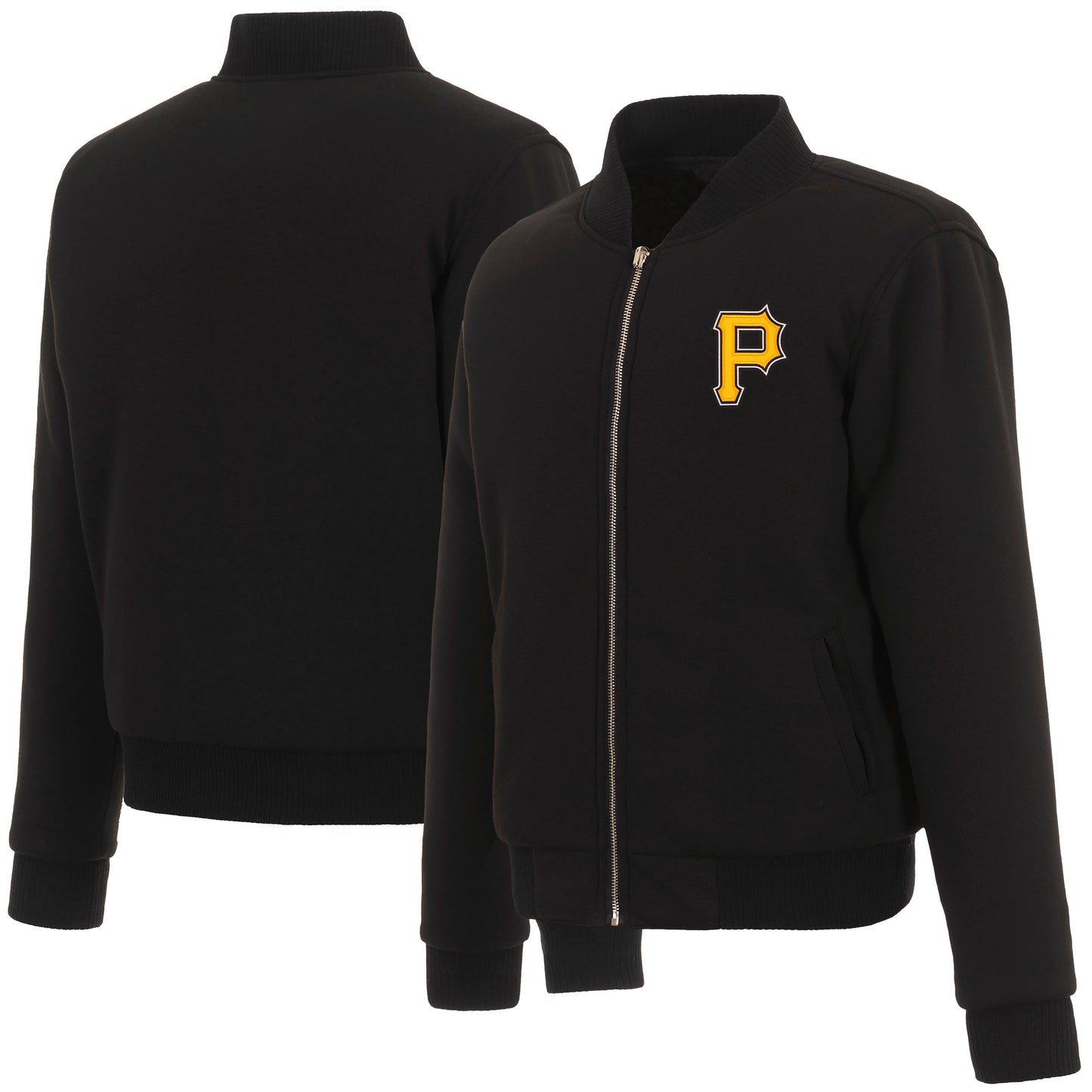 Pittsburgh Pirates Ladies Reversible Fleece Jacket