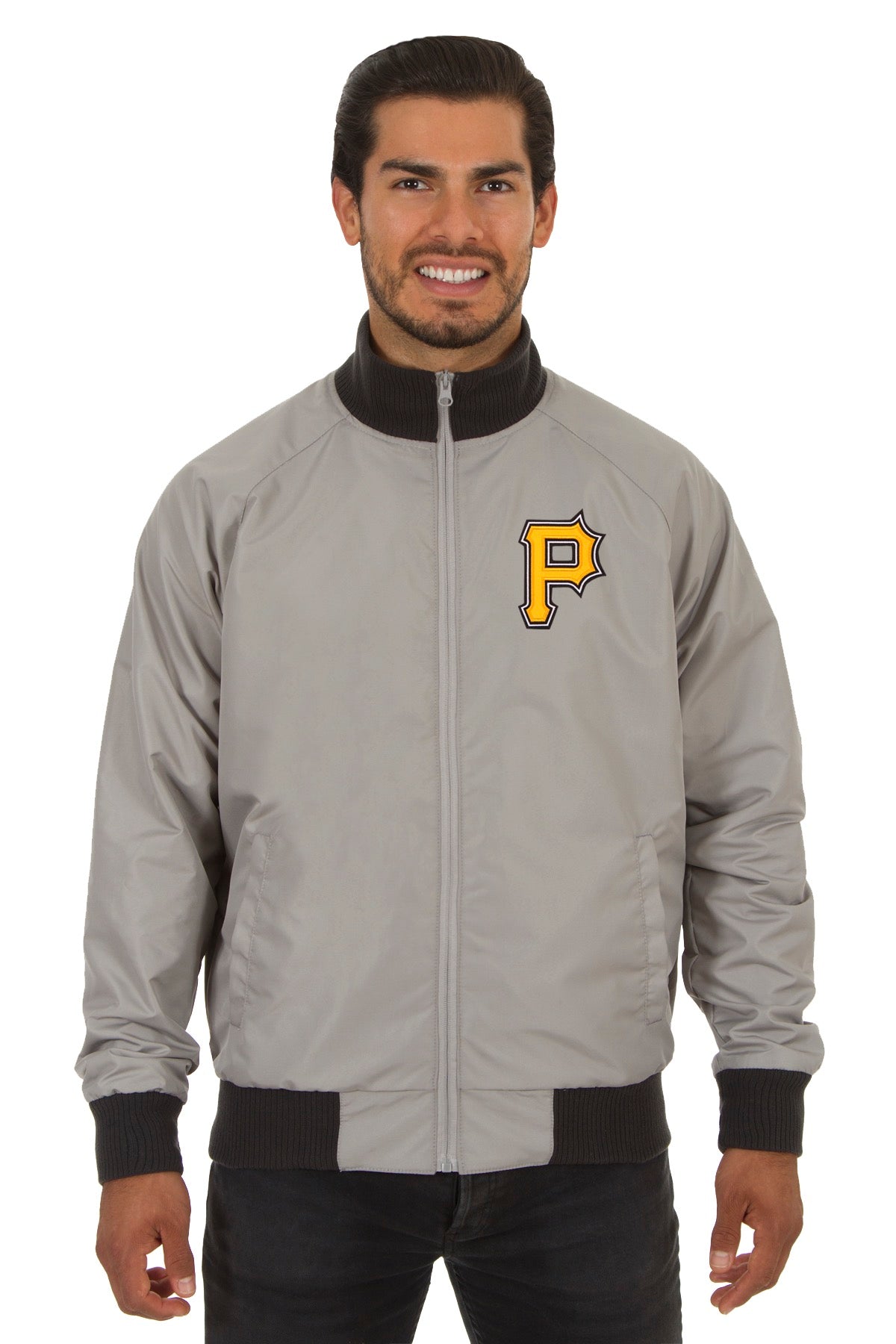 Pittsburgh Pirates Reversible Polyester Track Jacket