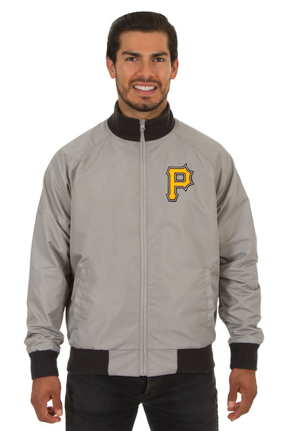 Pittsburgh Pirates Reversible Polyester Track Jacket