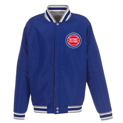 Detroit Pistons Reversible Fleece Jacket