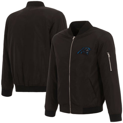 Carolina Panthers Nylon Bomber Jacket