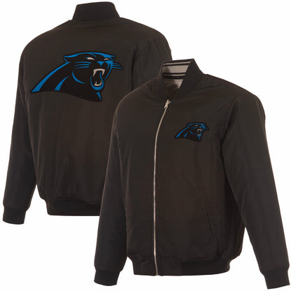 Carolina Panthers Reversible Flight Jacket