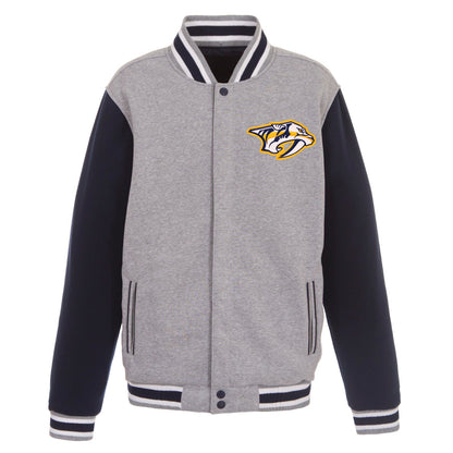Nashville Predators Reversible Two-Tone Fleece Jacket