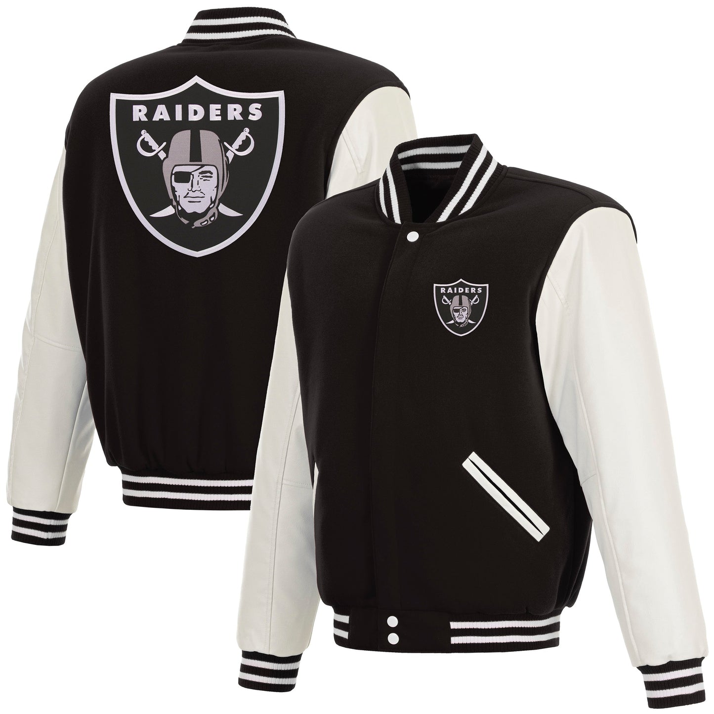 Las Vegas Raiders Reversible Varsity Jacket