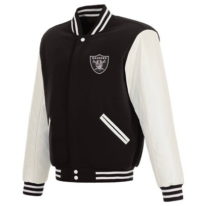 Las Vegas Raiders Reversible Varsity Jacket