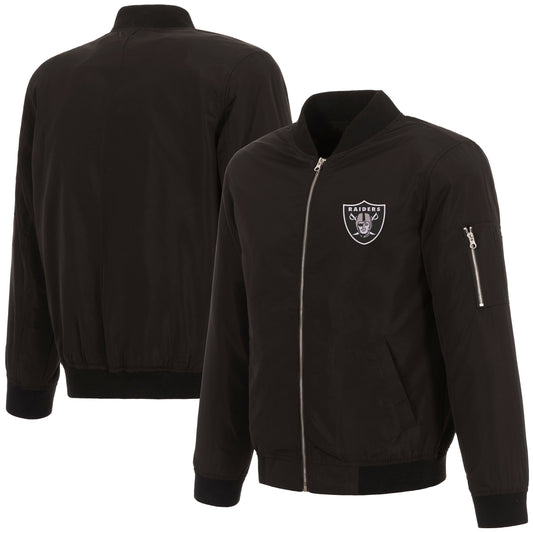 Las Vegas Raiders Nylon Bomber Jacket
