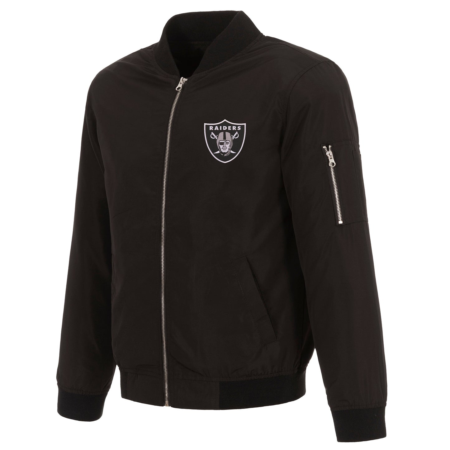 Las Vegas Raiders Nylon Bomber Jacket