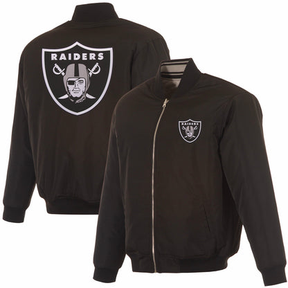 Las Vegas Raiders Reversible Flight Jacket