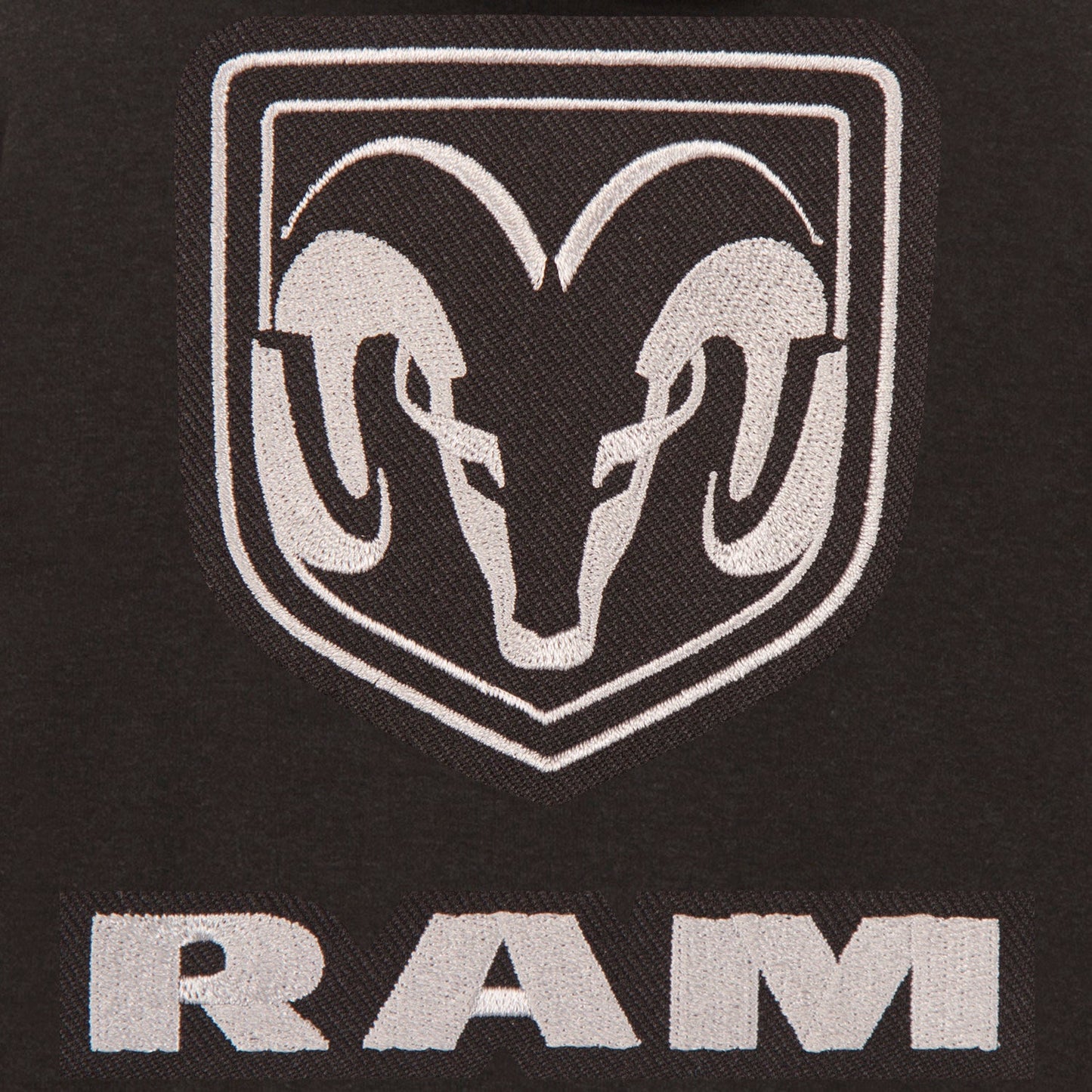 Ram Hooded Reversible Fleece Jacket with Faux Leather Sleeves