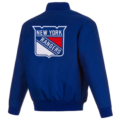 New York Rangers Poly-Twill Jacket