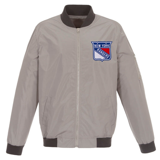 New York Rangers Nylon Bomber Jacket