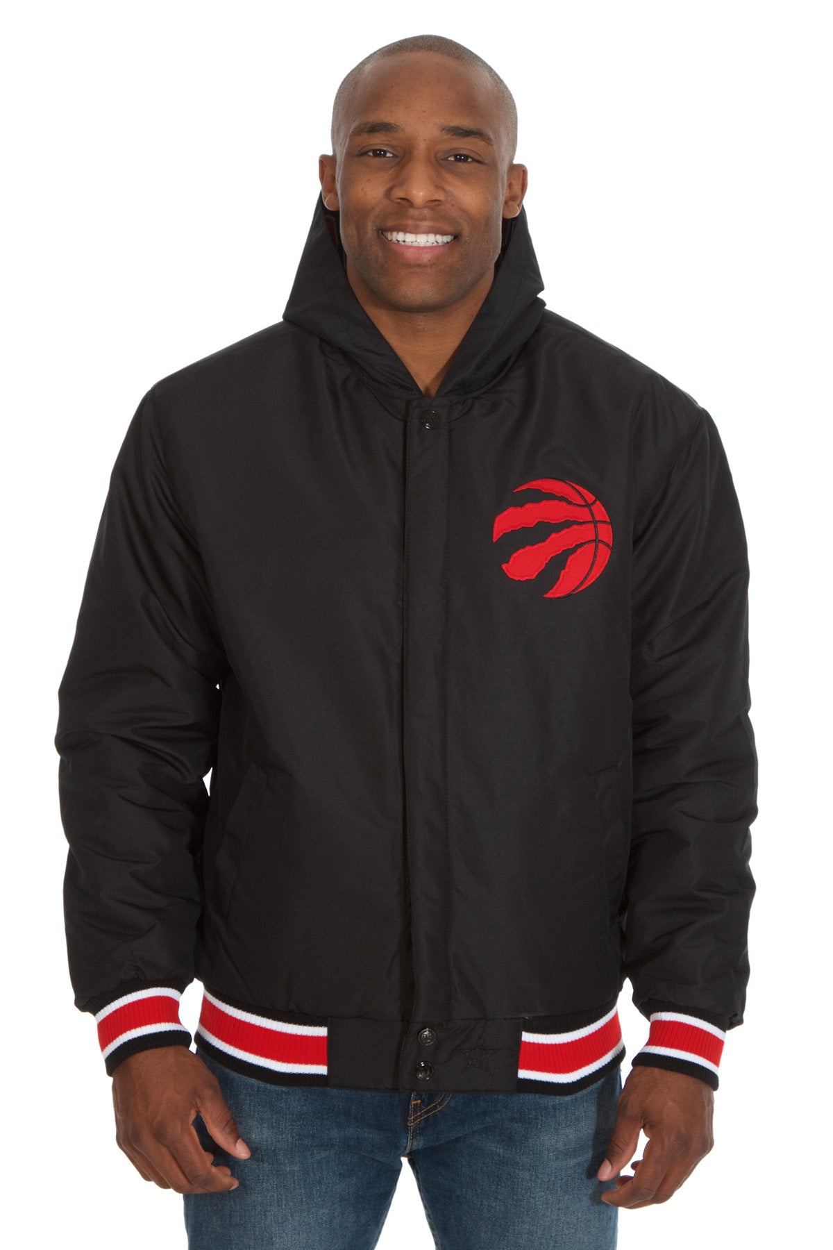 Toronto Raptors Reversible Poly-Twill Hooded Jacket