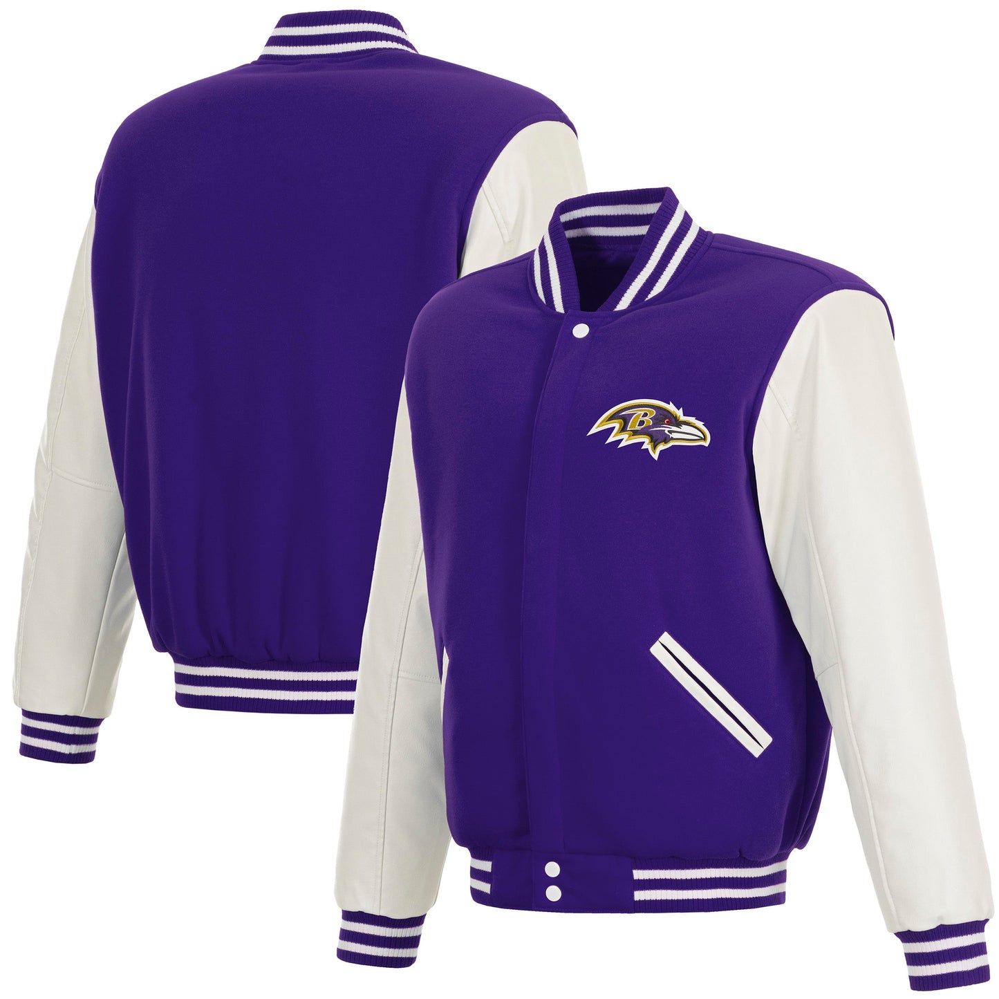 Baltimore Ravens Reversible Varsity Jacket