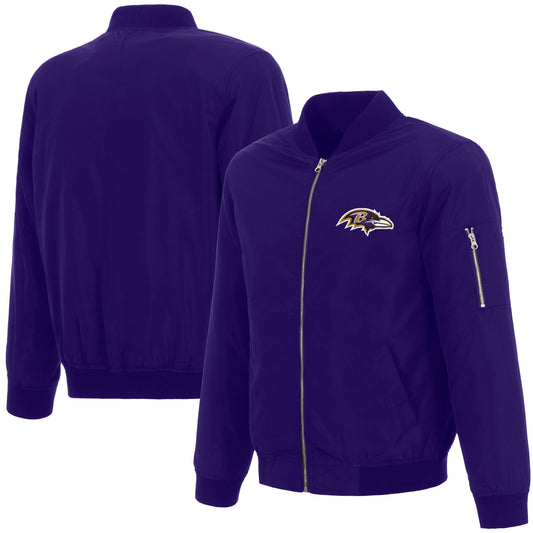 Baltimore Ravens Nylon Bomber Jacket