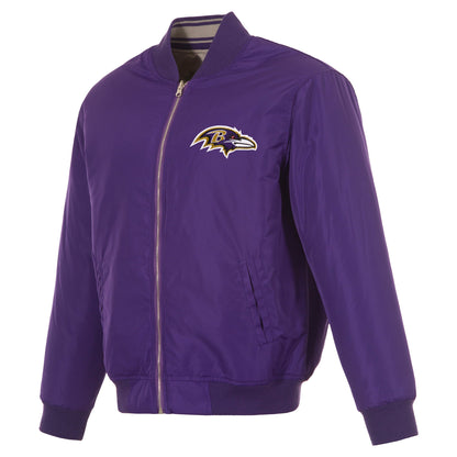 Baltimore Ravens Reversible Flight Jacket