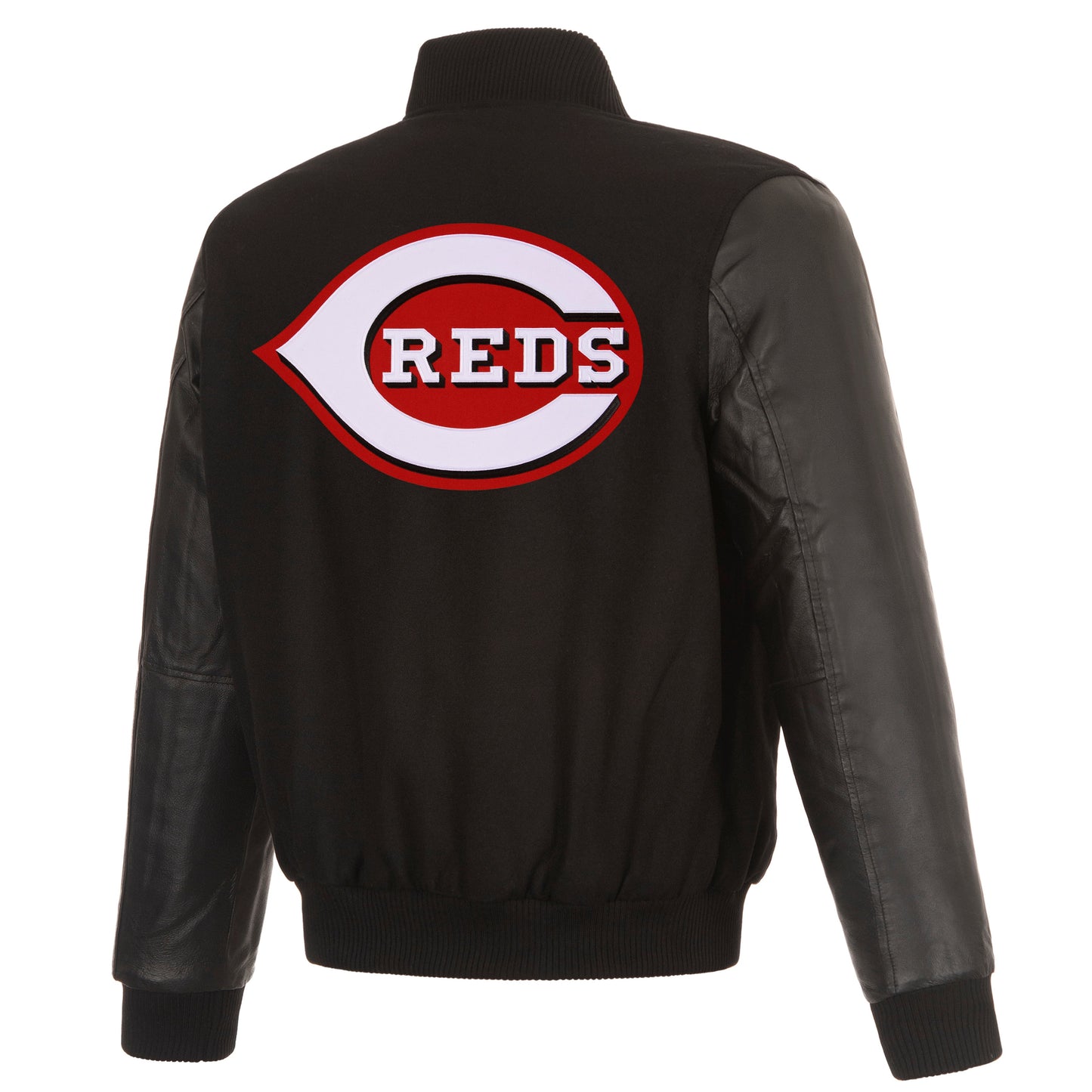 Cincinnati Reds Reversible Wool and Leather Jacket