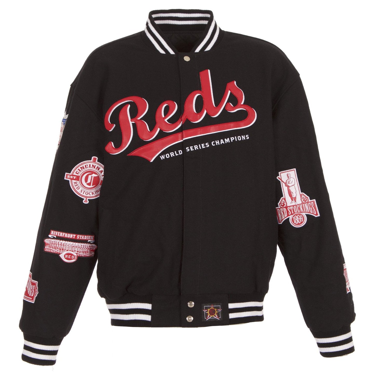 Cincinnati Reds Reversible Wool Jacket