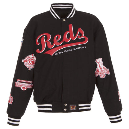 Cincinnati Reds Reversible Wool Jacket