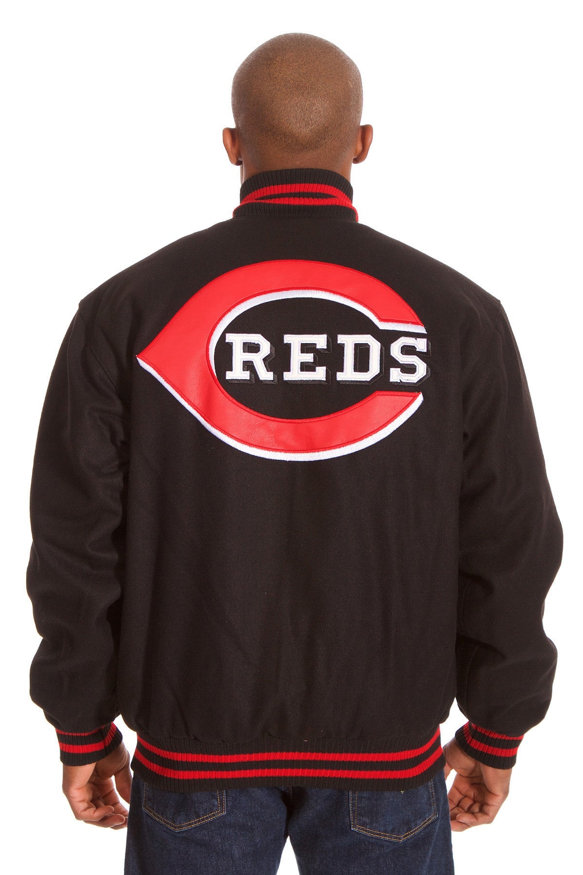 Cincinnati Reds Reversible Wool Jacket