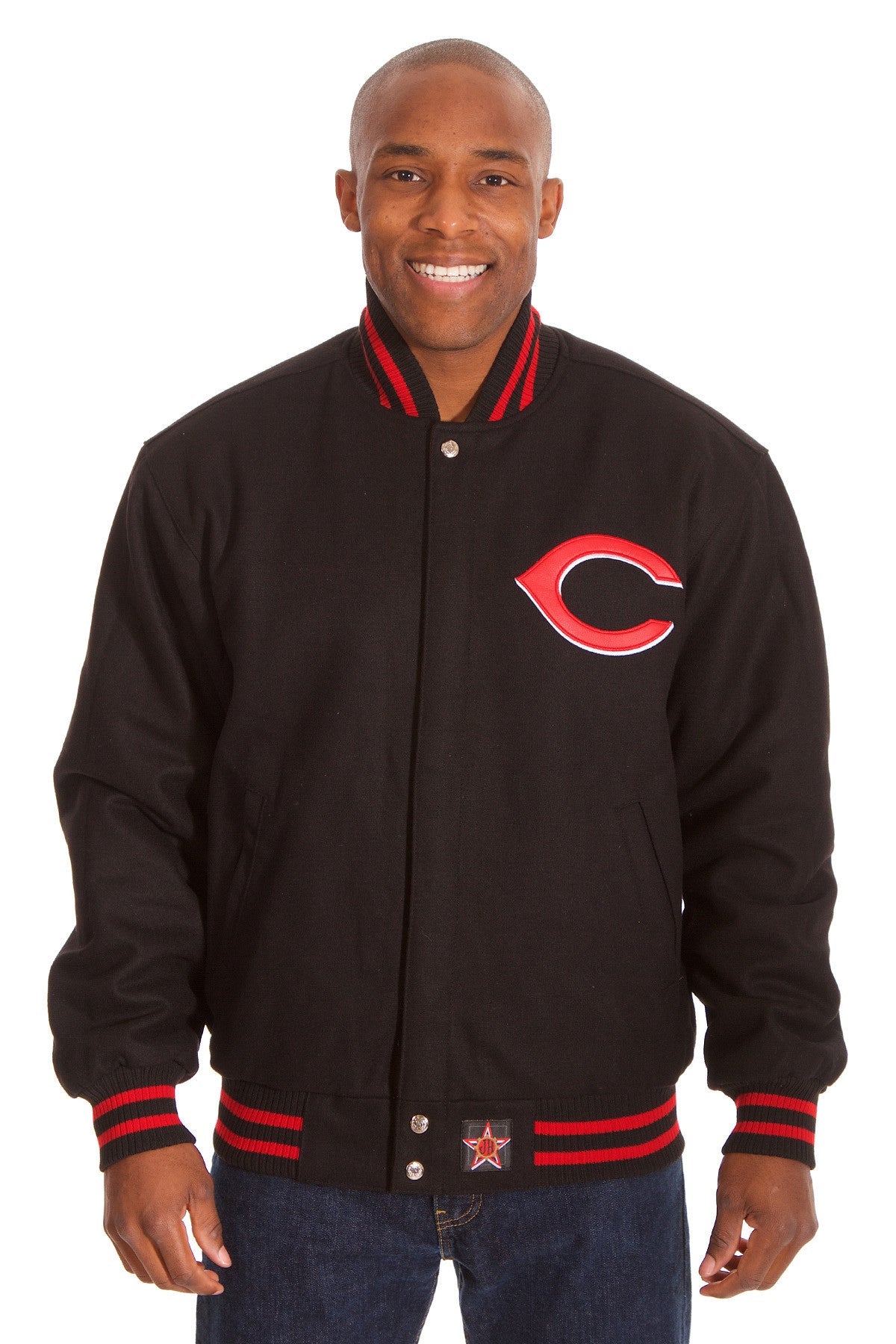 Cincinnati Reds Reversible Wool Jacket