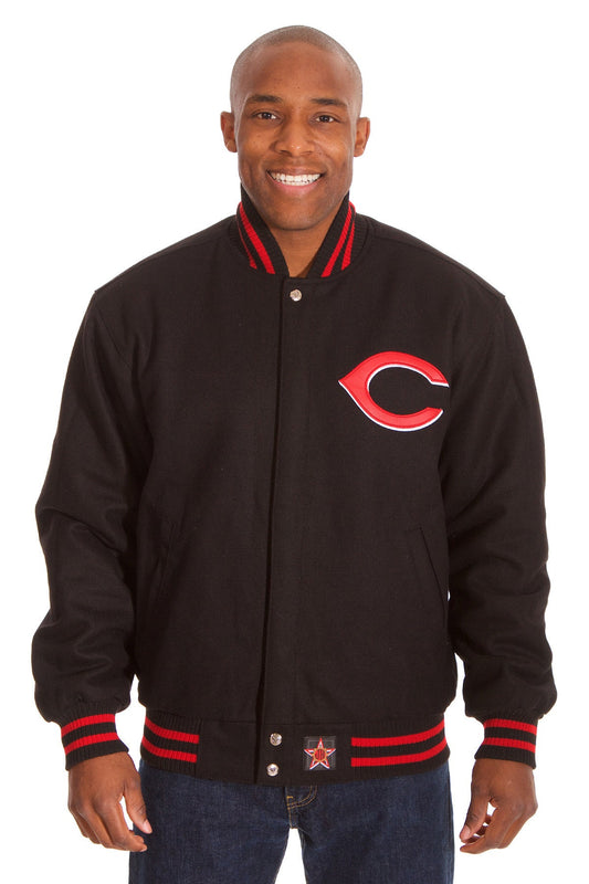 Cincinnati Reds Reversible Wool Jacket