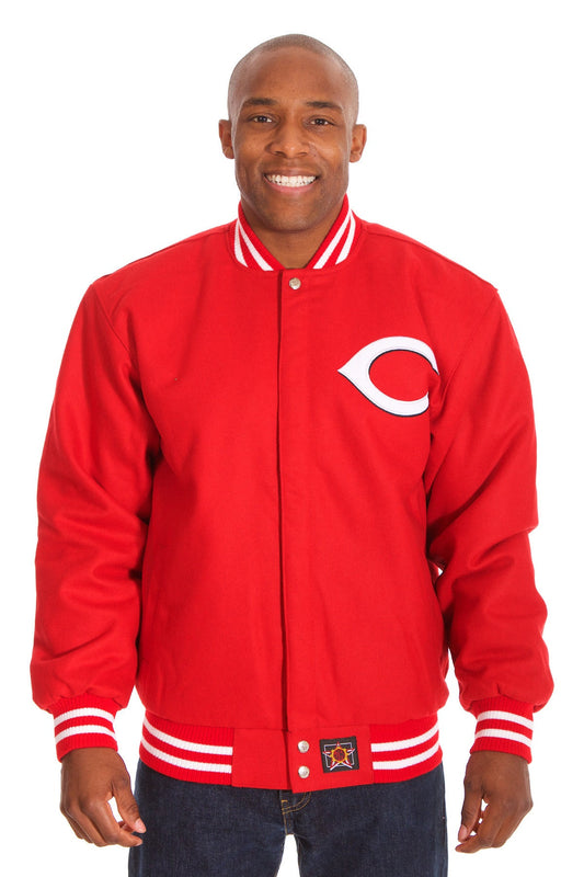 Cincinnati Reds Reversible Wool Jacket