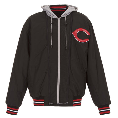 Cincinnati Reds Wool and Faux Leather Jacket